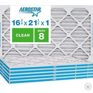 White Air Filter MERV 8